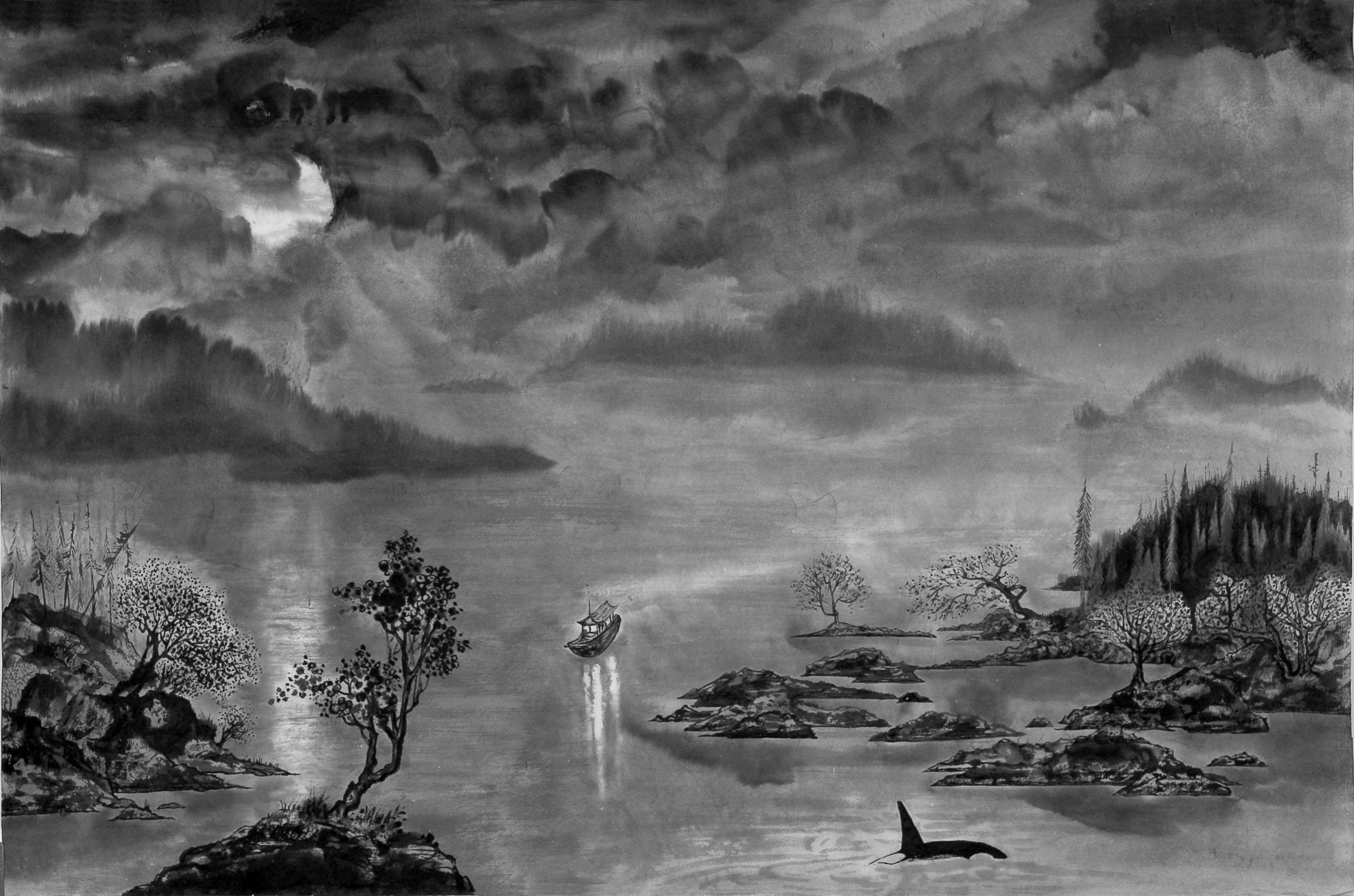 To the Islands — painting by Jim Holyoak